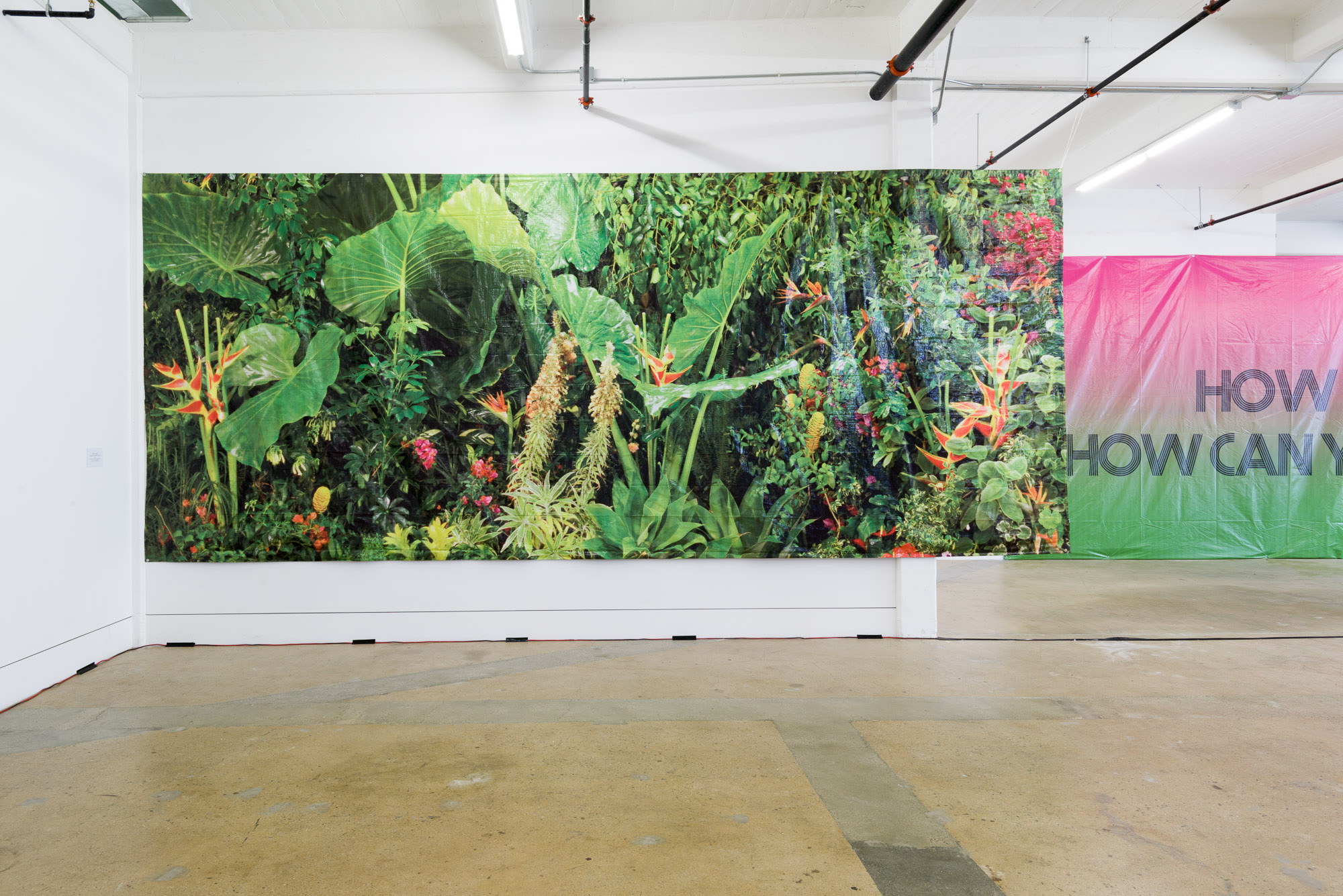 Installation view, The Manifest Destiny Billboard Project Exhibition, LAND and Los Angeles Confidential, Los Angeles, CA, June 2015