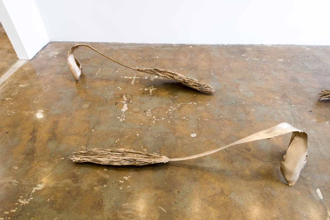 Installation view, LA-LIKE: Prospecting Palm Fronds, LAXART, Los Angeles, CA, September 2015