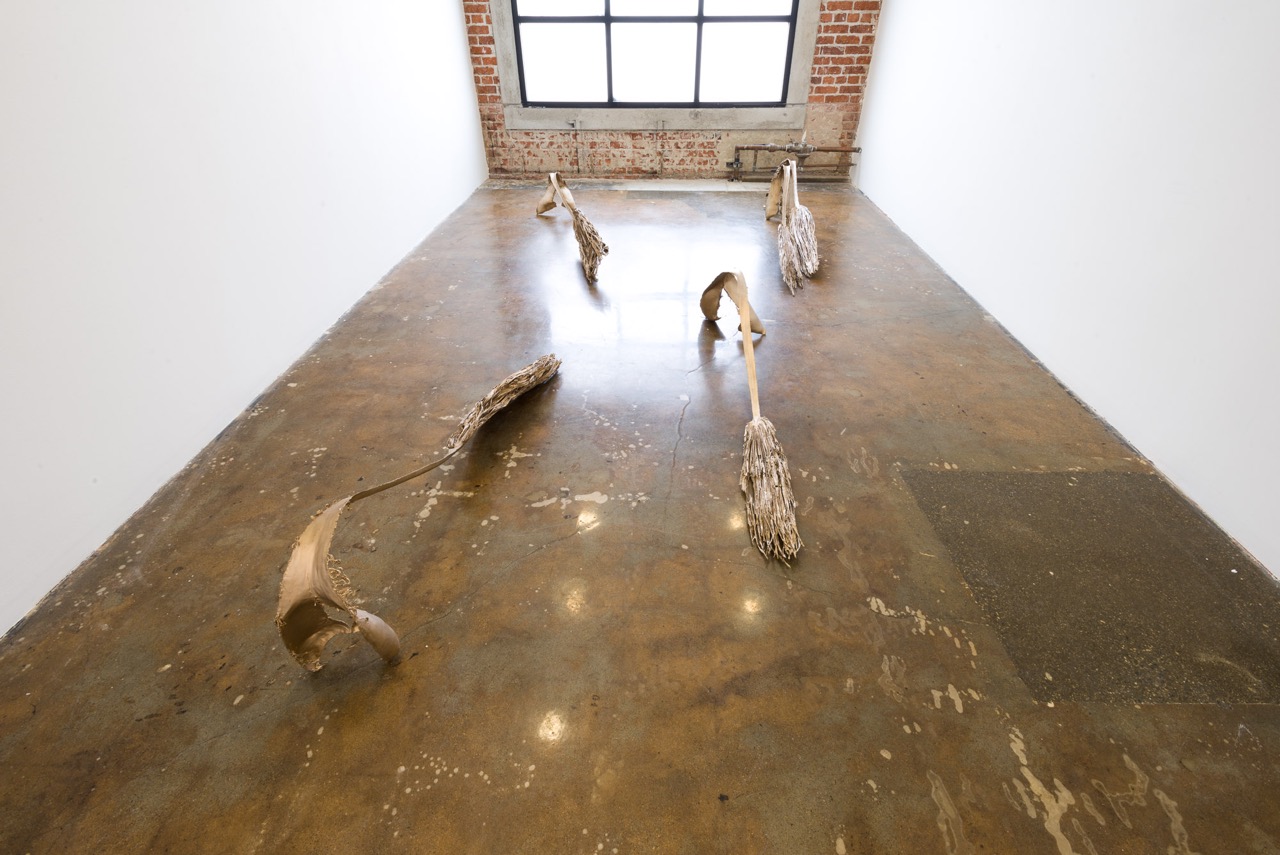 Installation view, LA-LIKE: Prospecting Palm Fronds, LAXART, Los Angeles, CA, September 2015