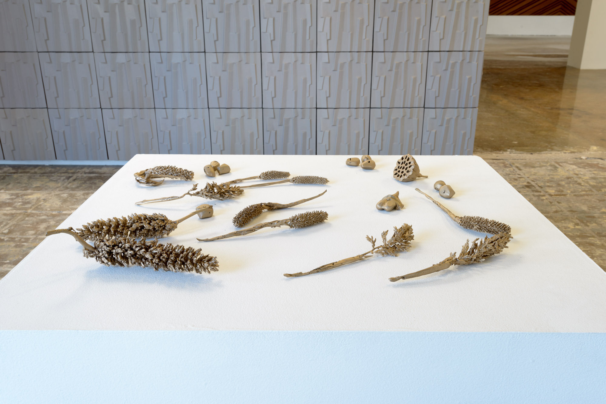 Installation view, LA-LIKE: Prospecting Palm Fronds, LAXART, Los Angeles, CA, September 2015