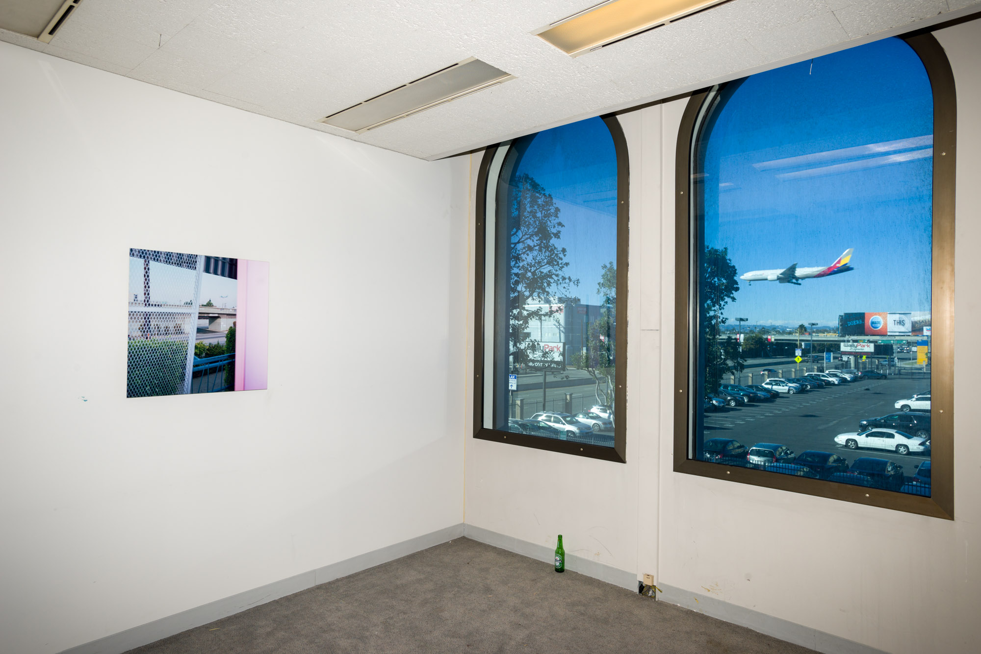 Installation view, 9800, 9800 S. Sepulveda Blvd., Los Angeles, CA, October 2015