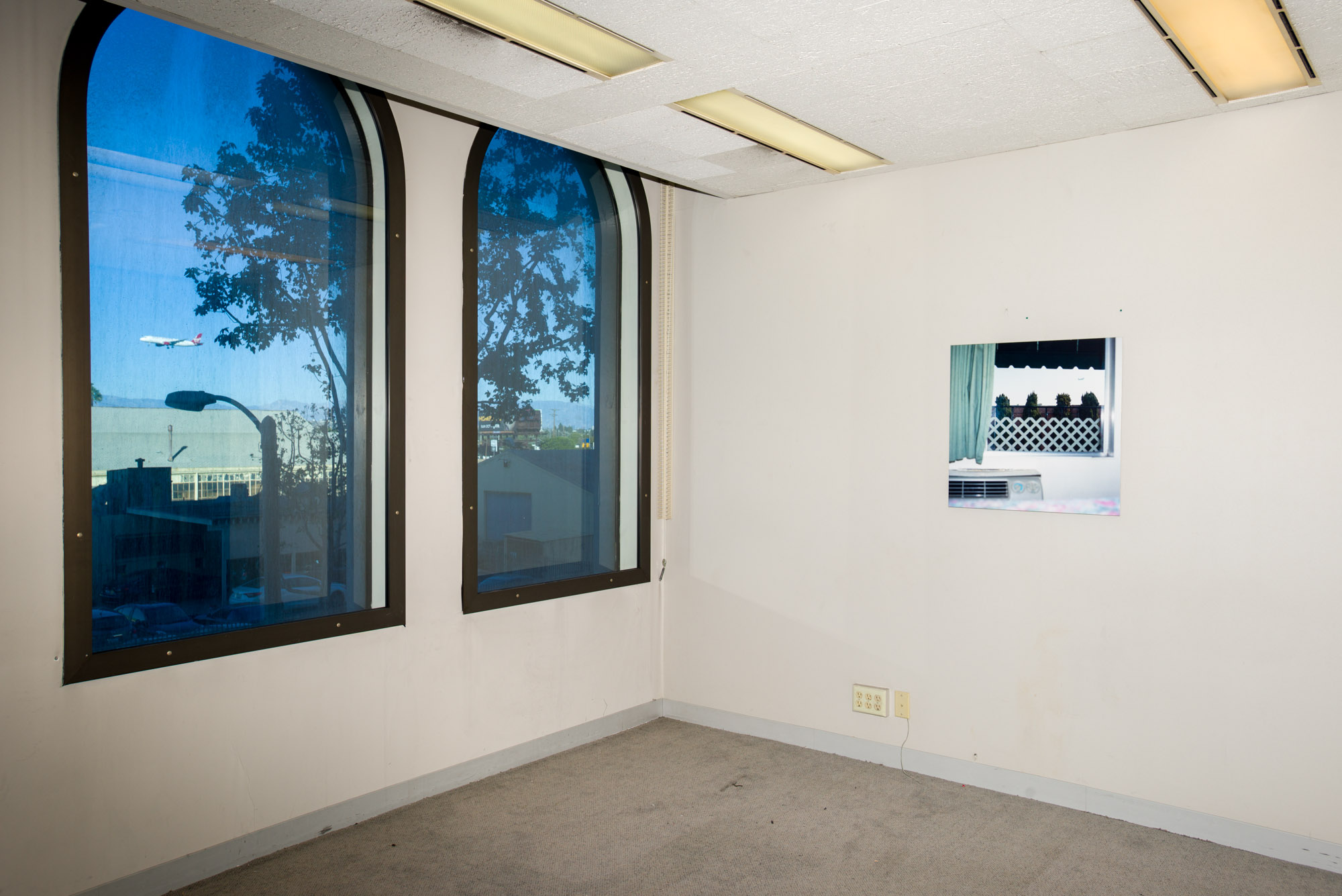 Installation view, 9800, 9800 S. Sepulveda Blvd., Los Angeles, CA, October 2015