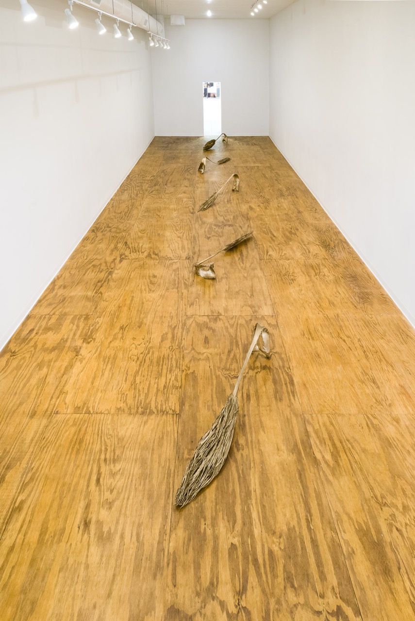 Installation Shot, Mayeur Projects, LA-LIKE: Prospecting Palm Fronds