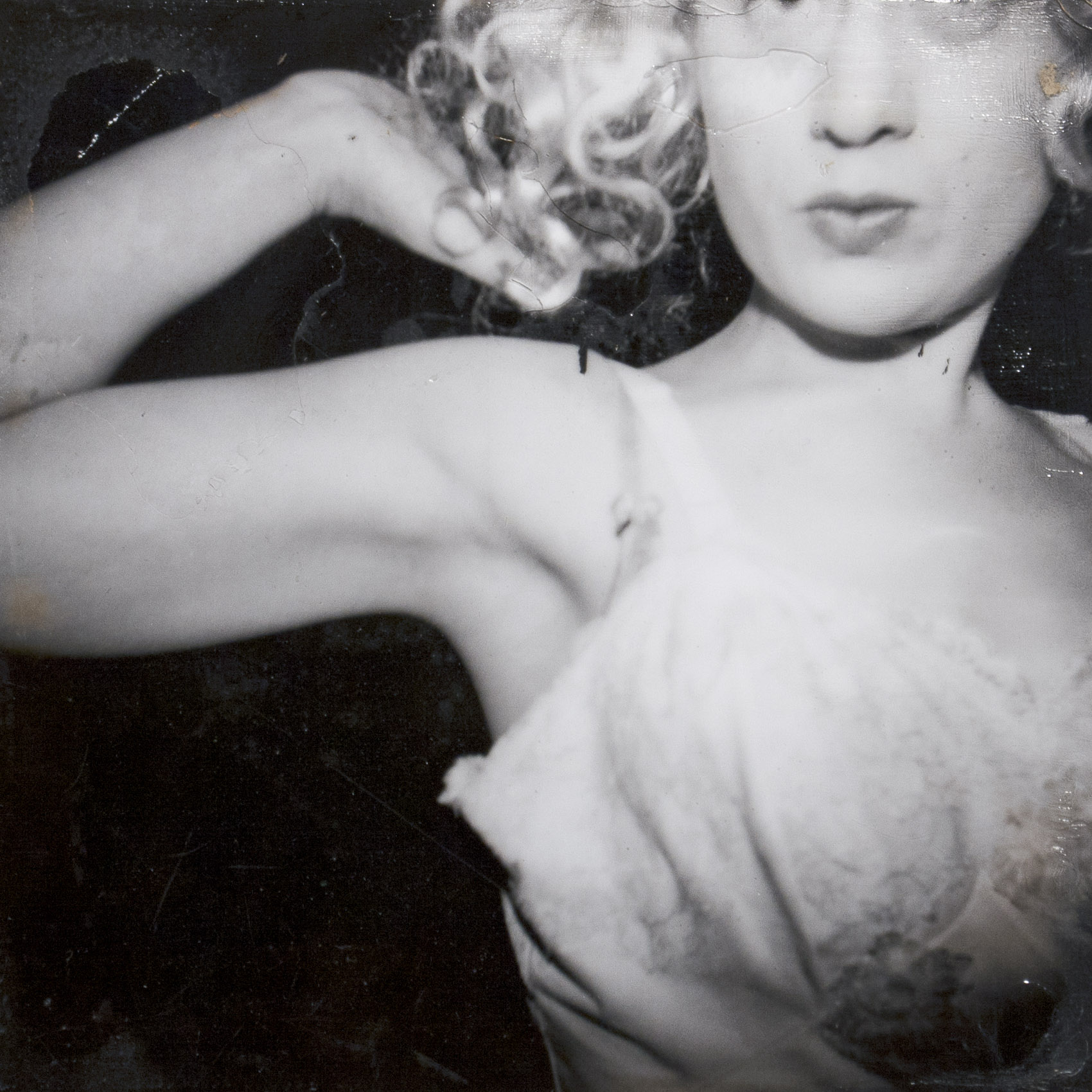 Johanna In Her Blonde Wig (after a night of working at the New York Post) v.1 from the series The Metropolitan Girls, 