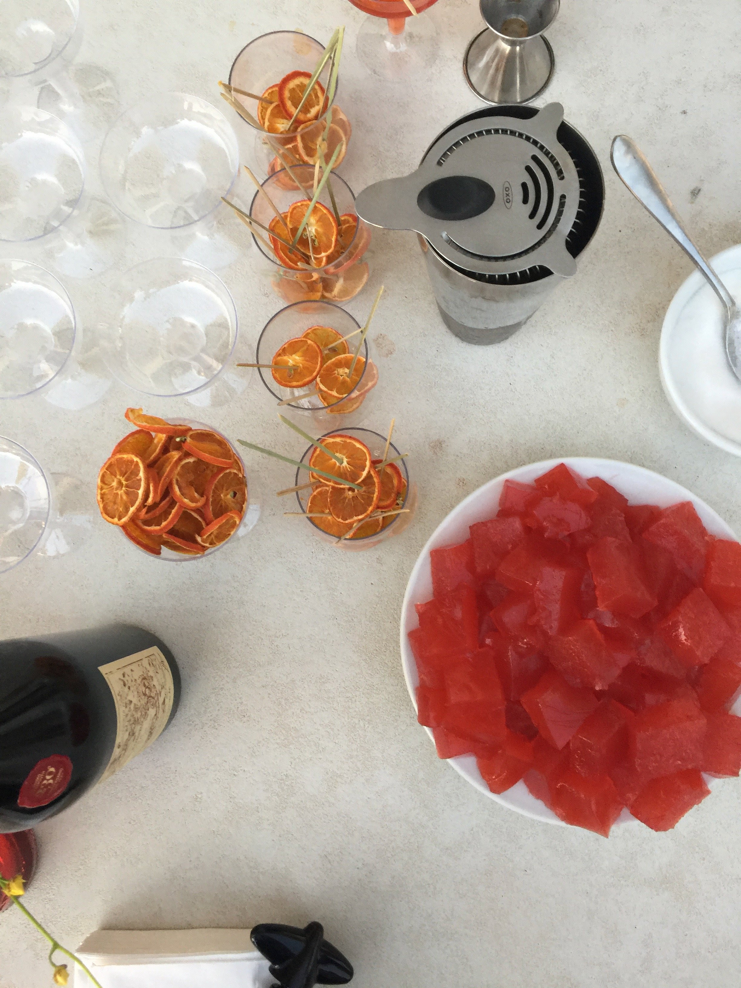A Deconstructed Negroni