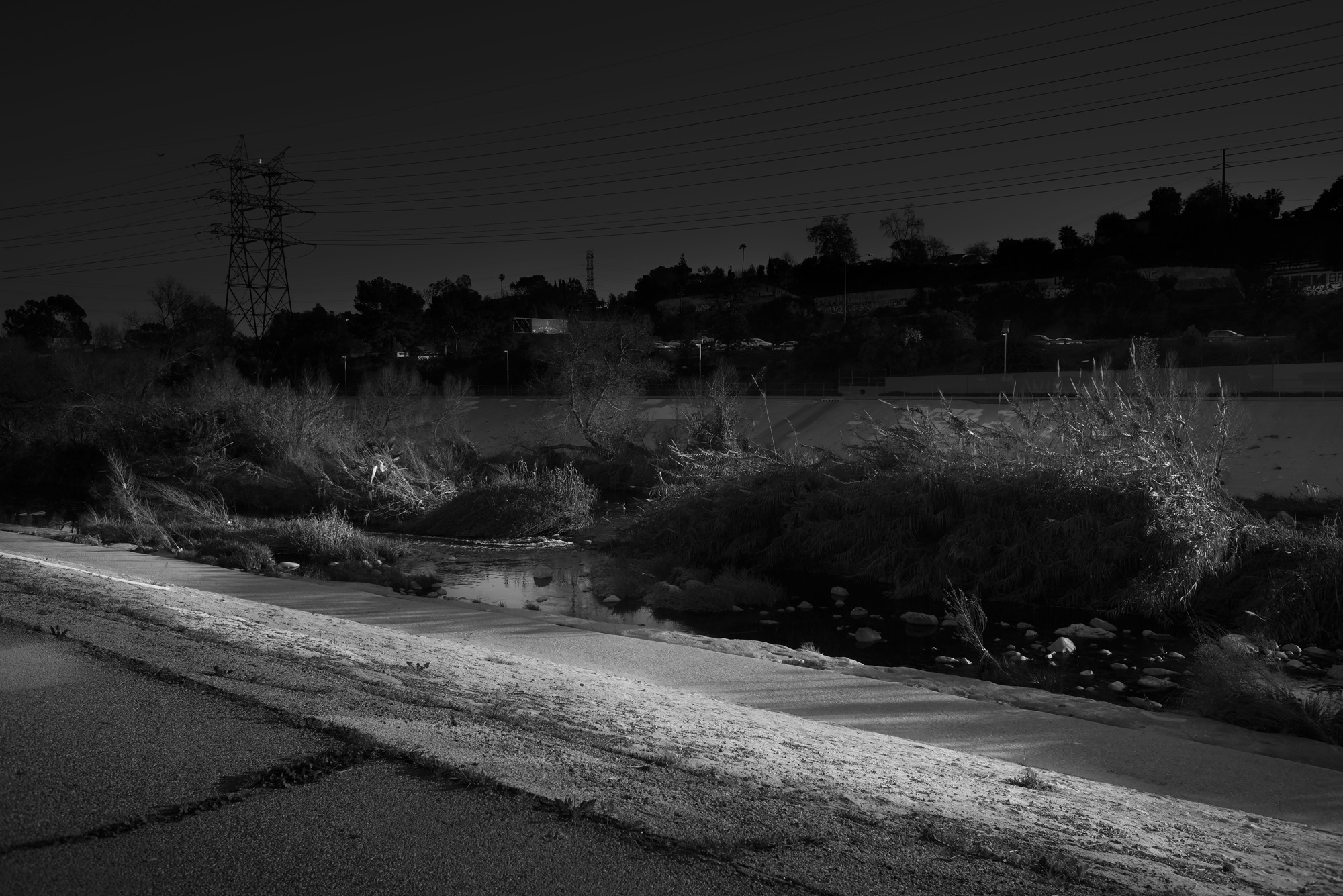 Untitled L.A. River no.1 from LA-LIKED: Day For Night (Sunlight as Spotlight), 2018