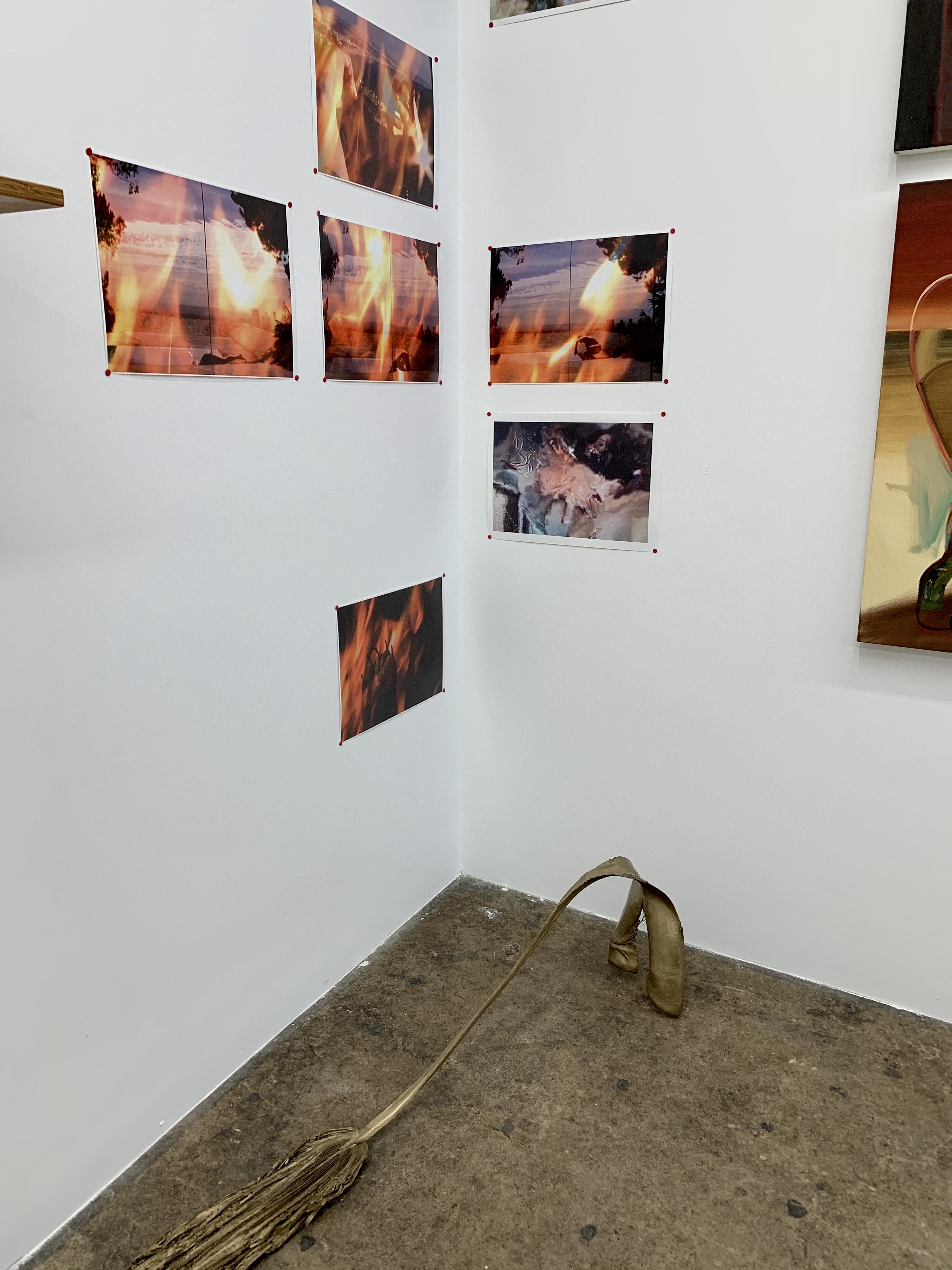 Installation View, L.A. on Fire, curated by Michael Slenske, at Wilding Cran Gallery, Los Angeles